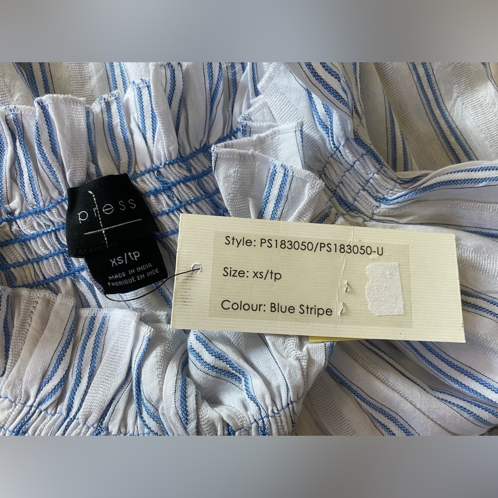 Press Ruffled Off Shoulder Top  NWT - Picture 6 of 11